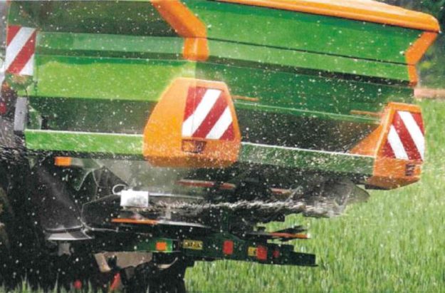 Kunstmeststrooiertest